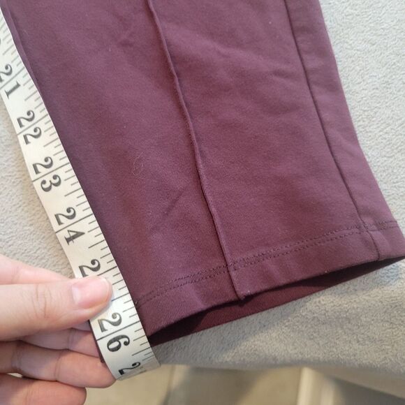 ATHLETA Burgundy Venice Pintuck Pants Size Small - Picture 8 of 10
